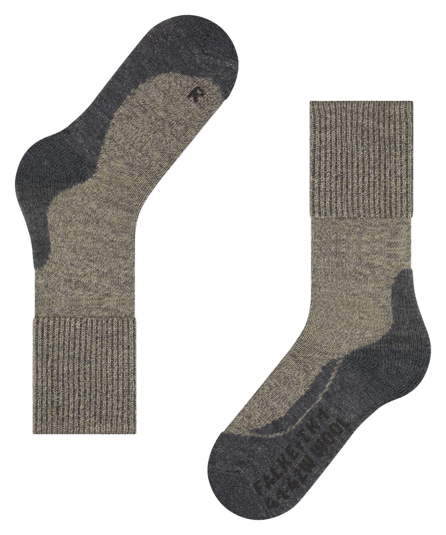 Falke Uomo TK1 Wool Calzini da Escursionismo Imbottitura Spessa Calze da Trekking Anti-vesciche Calde Termiche Traspiranti Asciugatura Rapida termoregolanti antiodore Lana Filo Funzionale 1 Paio