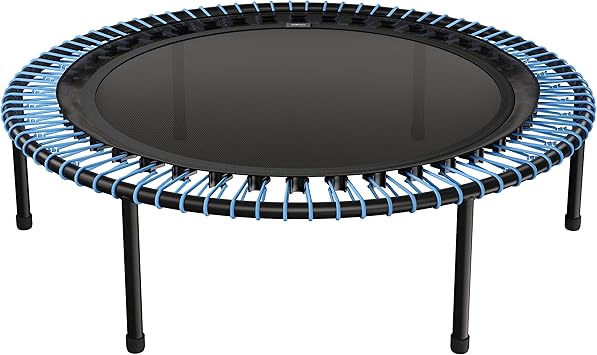 bellicon Mini Trampoline | Bungee Suspension up to 260 lbs | Indoor Fitness Rebounder for Adults | Folding Legs