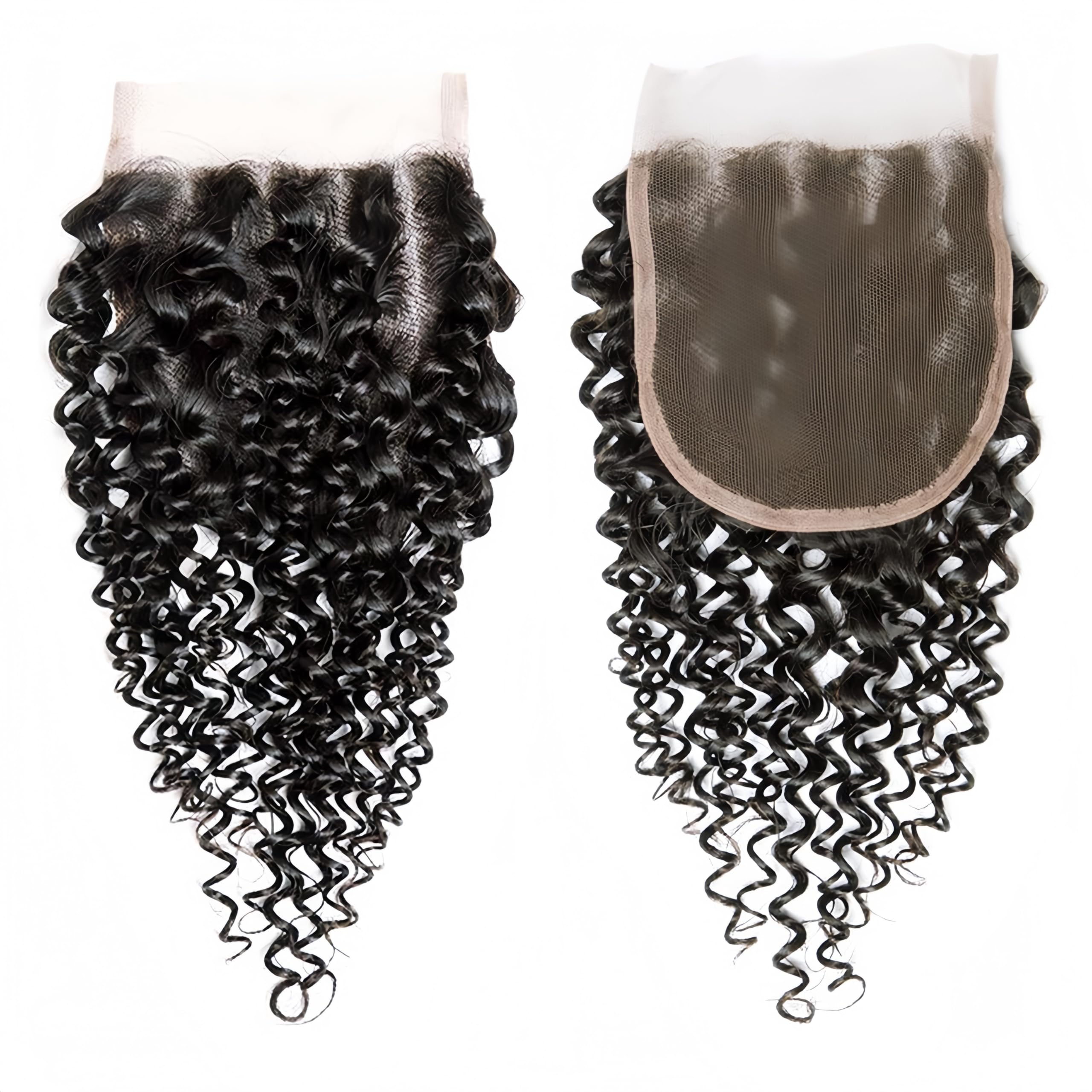 Amazon.com : Mongolian Kinkys Curly Hair with 4x4 Lace 
