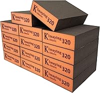 Vista 7 de Esponja de lijado, bloque de lijado surtido de grano 120, esponjas de lijadora húmedas y secas de doble uso para paneles de yeso, esponja de papel