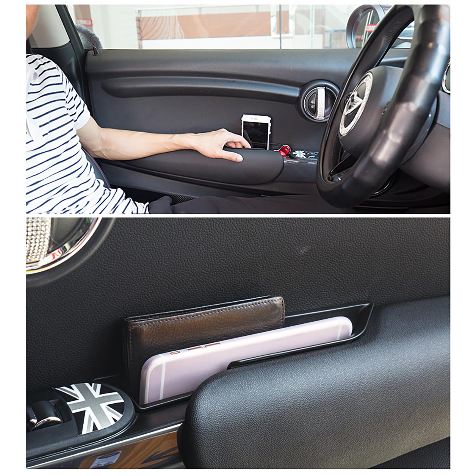 Amazon | 収納ボックス ドアハンドルポケット 車用ポケット内装 ABS