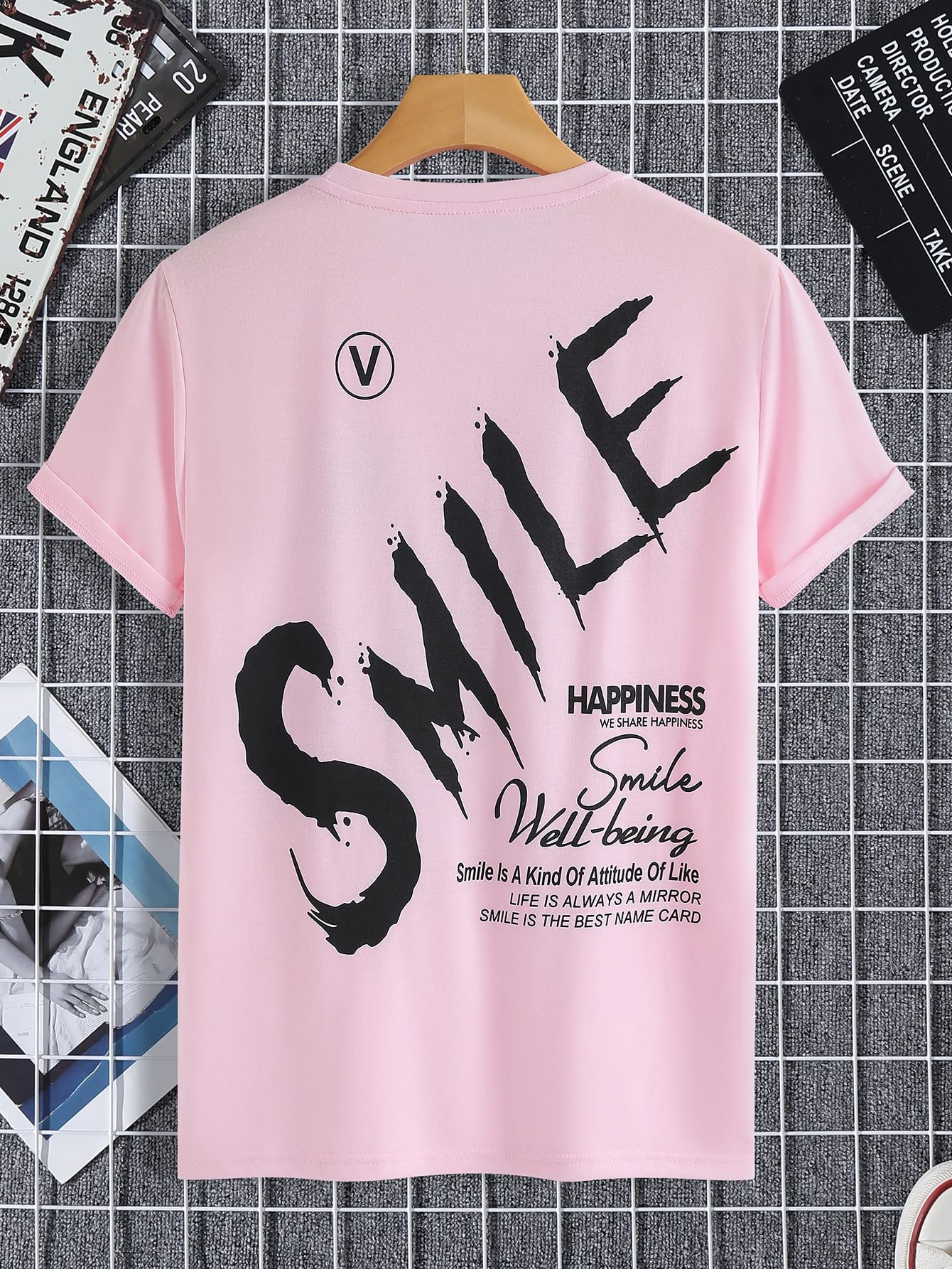 Men's T-Shirts Men Slogan Graphic Tee T-Shirts T-Shirts for Men