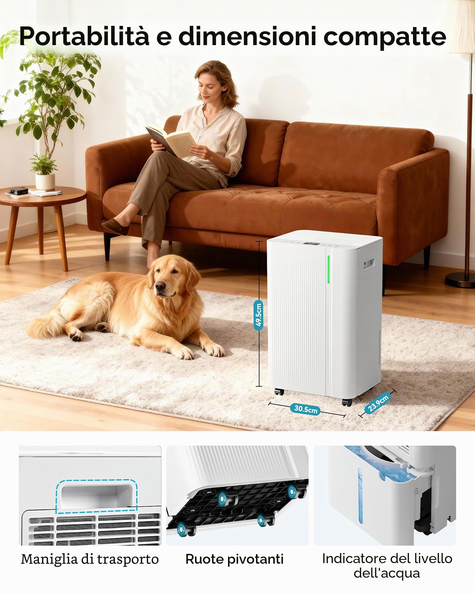 Euhomy Deumidificatore 20 l