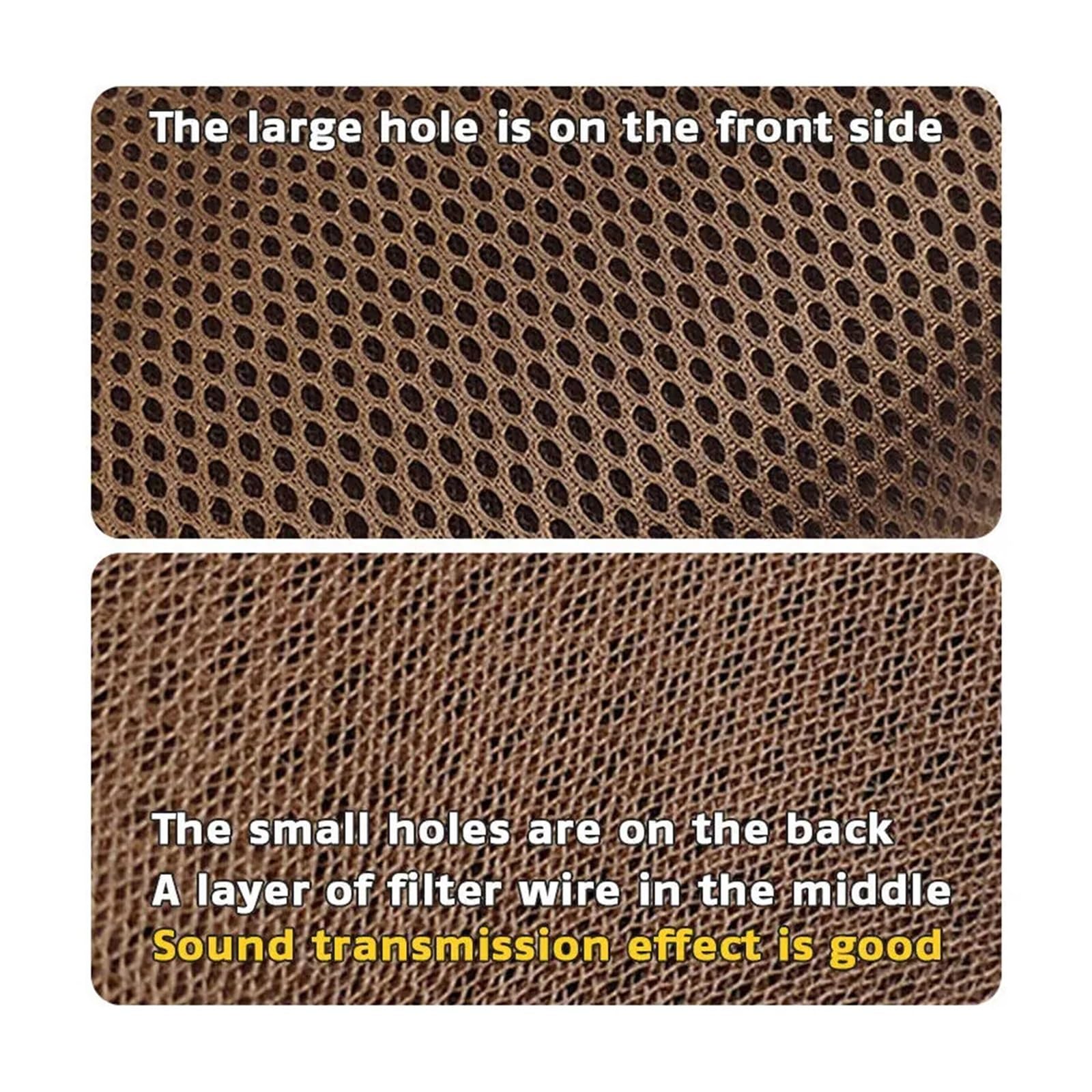 Tissu Stéréo Gille Pour Haut-parleur, Anti-poussière, Maille De Protection Durab