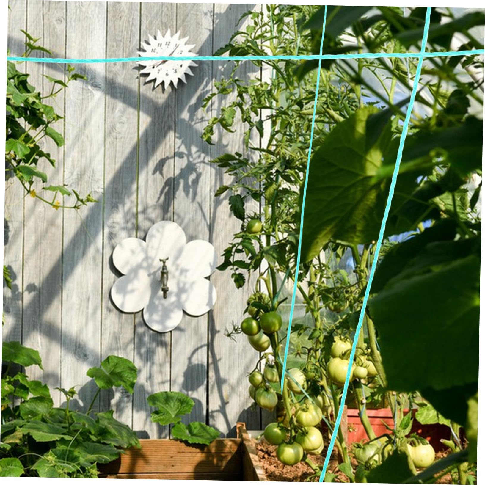 VICASKY Corda da Giardino in Polietilene e Nylon Fili Verde Resistente alla Trazione e Corrosione per Piante Rampicanti Rete da Pesca e Legatura Agricola Unico Multiuso