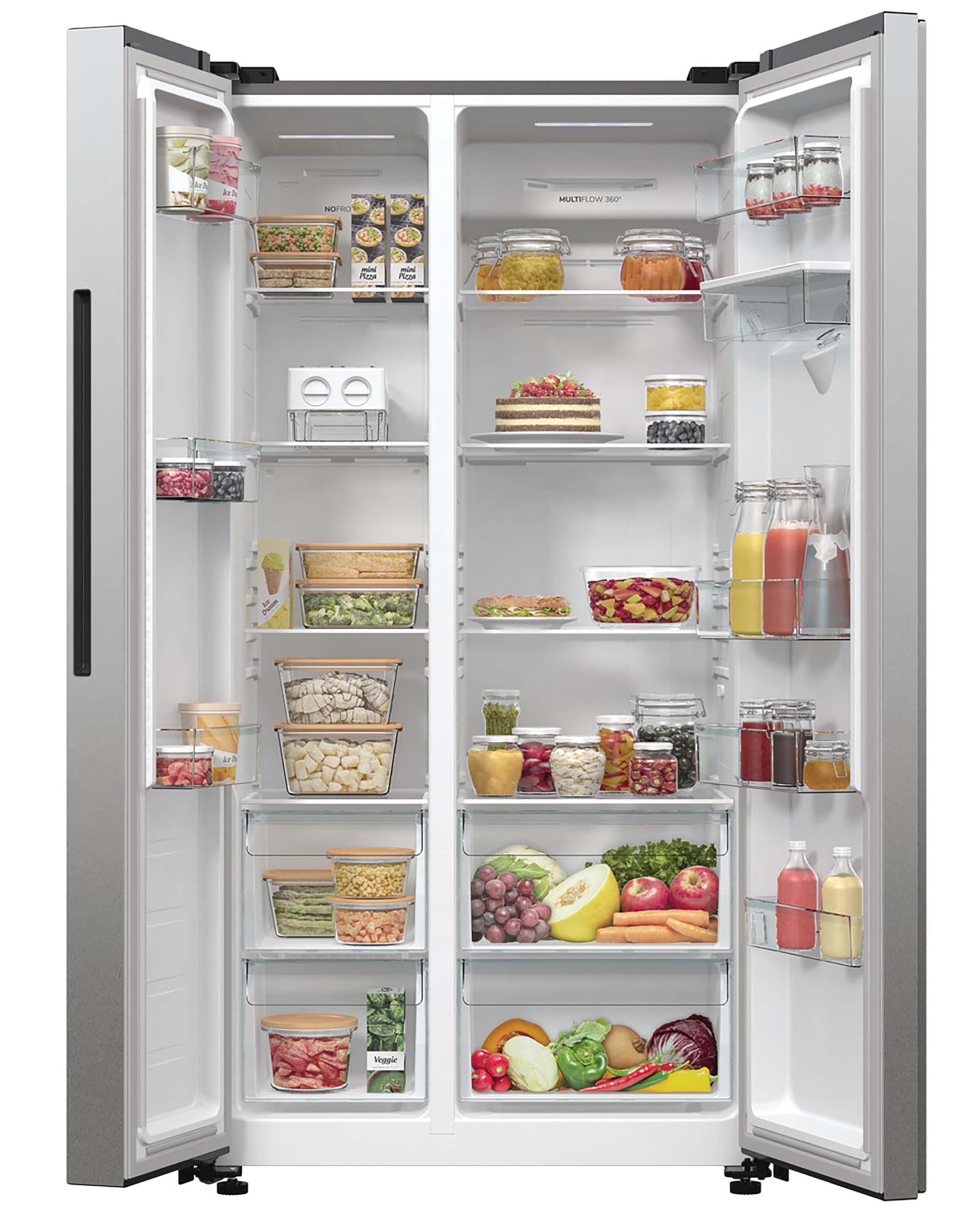 Gorenje NRR 9185 EAXLWD Side by Side Kühl-Gefrierkombination – Bild 5