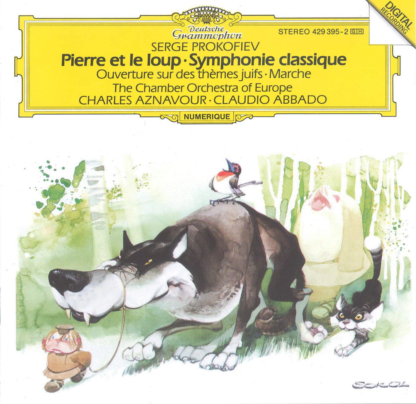 Serge Prokofiev Pierre et le loup, symphonie classique [Audio CD] Prokofiev / Aznavour / Coe / Ababdo