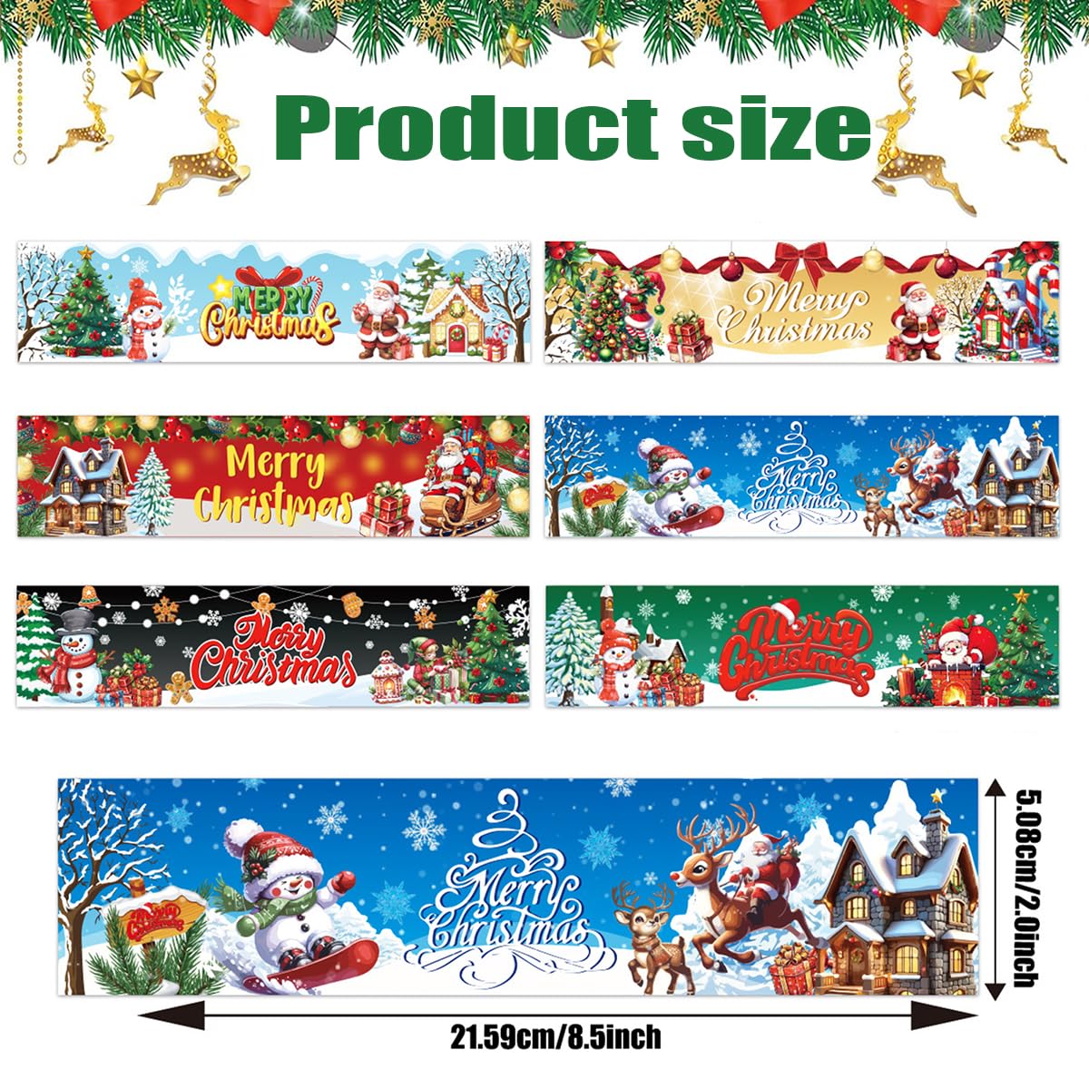 Christmas Water Bottle Labels Stickers Bottle Wraps Stickers,for Christmas Party Decorations Christmas Theme Snowman Santa Water Bottle Label