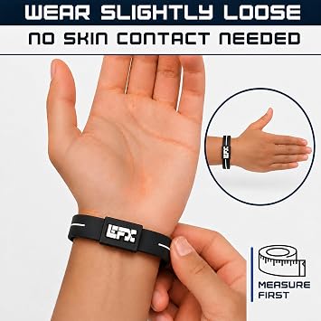 EFX Balance Bracelet, Silicone Hologram Wristband for Athletes & Seniors