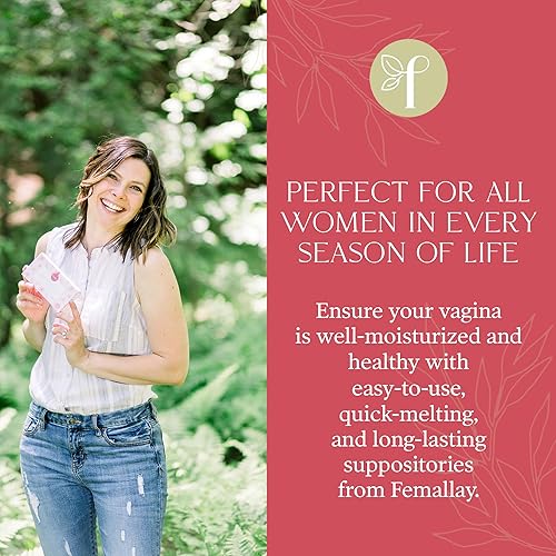 Miniatura 5 de Femallay Country Getaway - Paquete de supositorios hidratantes, supositorios 100% naturales para olor vaginal y sequedad, 14 derretidos perfumados
