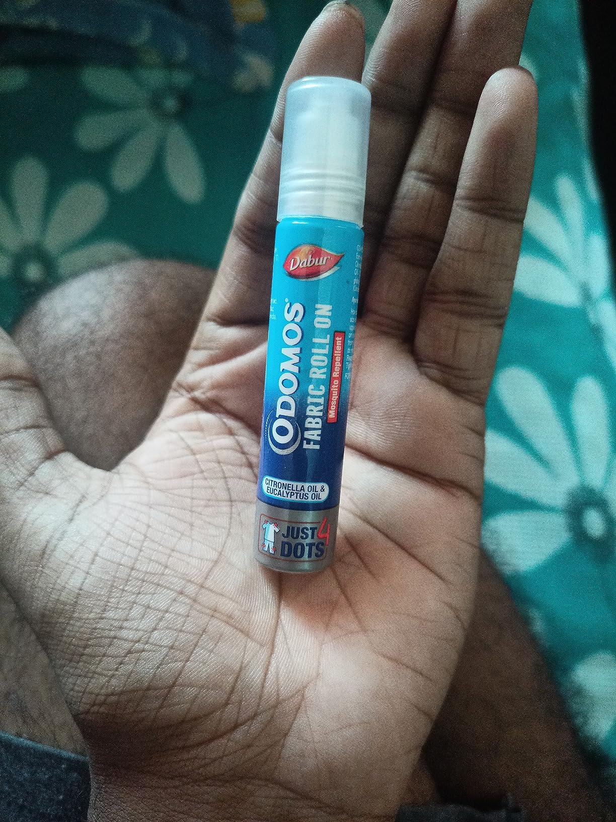 Odomos Mosquito Repellant Fabric Roll On 8ml Upto 8 Hrs Protection