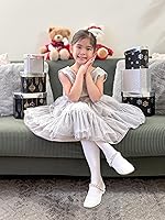 Vista 3 de Stelle Medias de algodón para niñas pequeñas, medias gruesas de punto trenzado, para invierno, 123