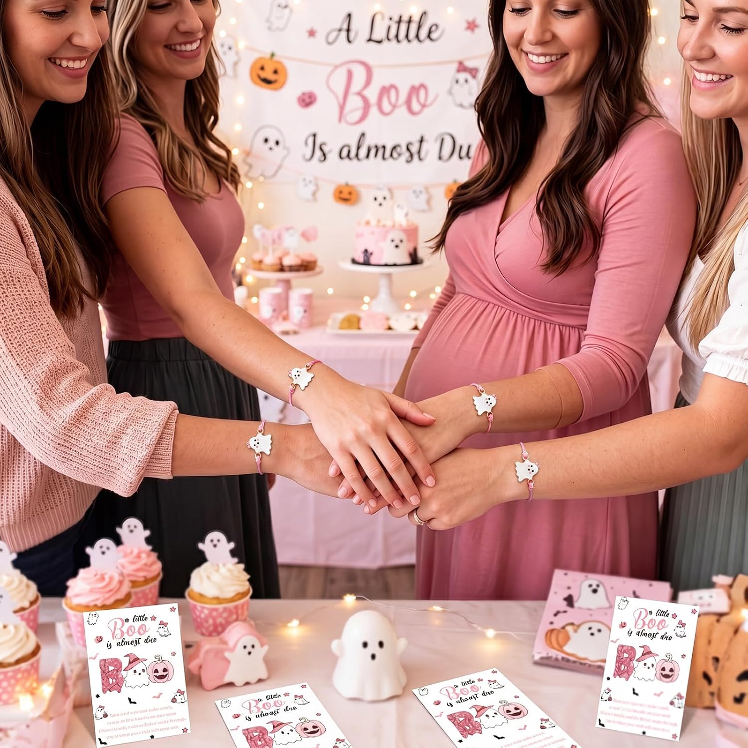 Tondiamo 24 Set A Little Boo Is Almost Due Baby Shower Party Favor Gifts