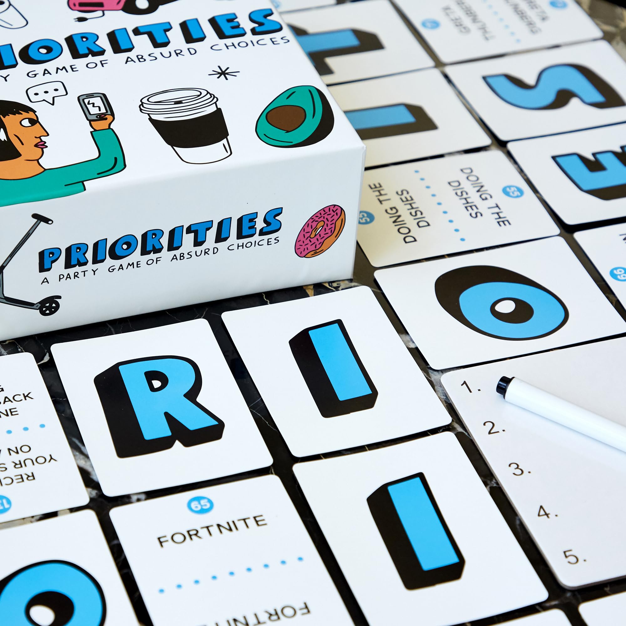Priorities (EN) - Party Games for Adults and Teenagers - Card Game