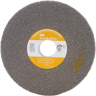 Scotch-Brite 라이트 디버링 휠, 15.2cm x 2.5cm x 2.5cm 8S 핀, 케이스 당 3개