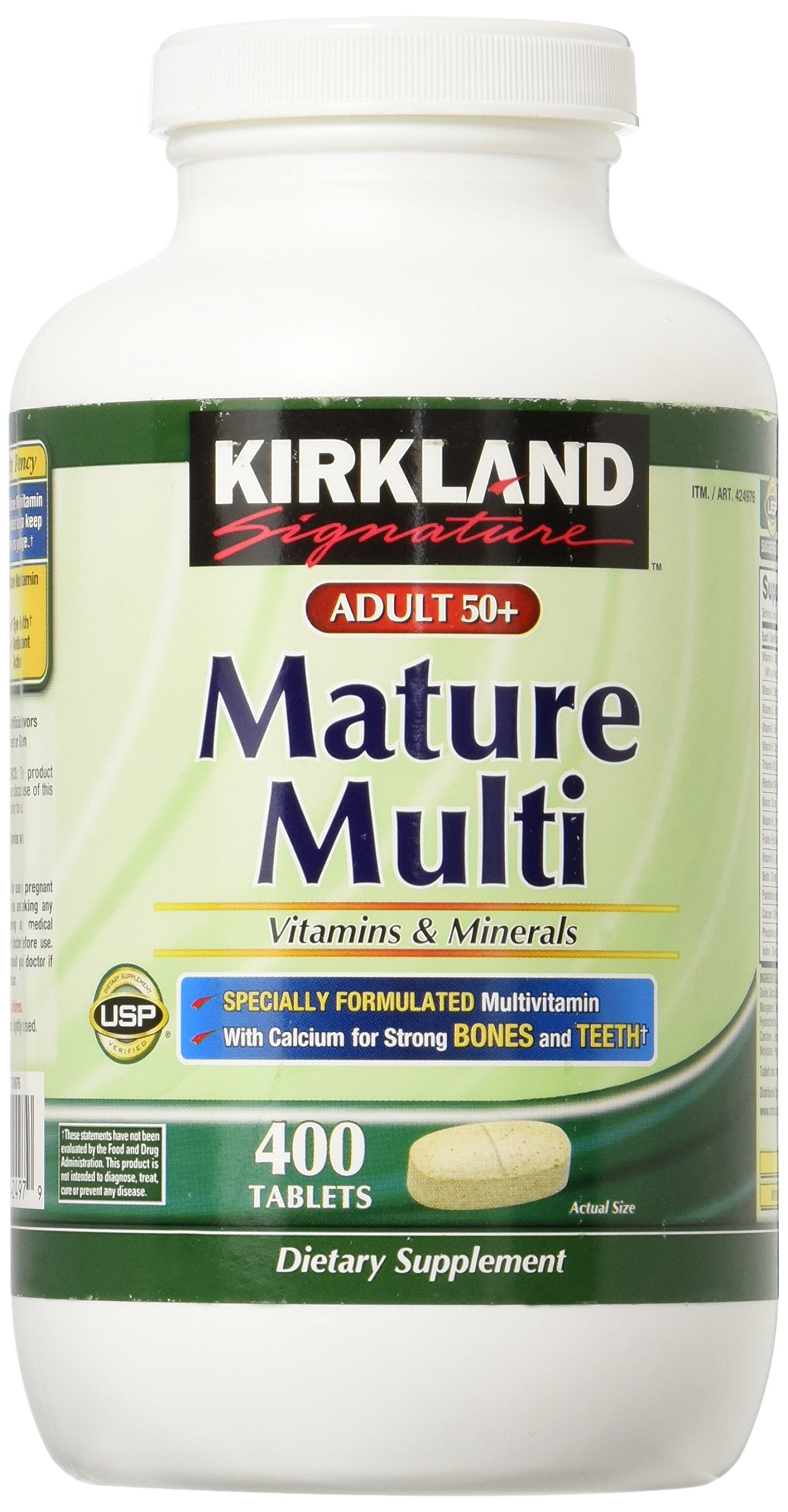 Buy Kirkland Signature Adults 50+ Mature Multi New Value Pack 400 s