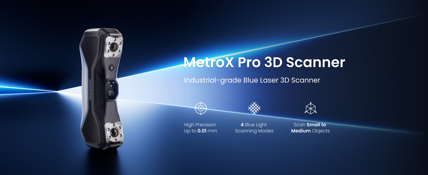 Revopoint 3Dスキャナー MetroX Get Ready: Revopoint MetroX 3D Scanner Launching on Kickstarter Soon!