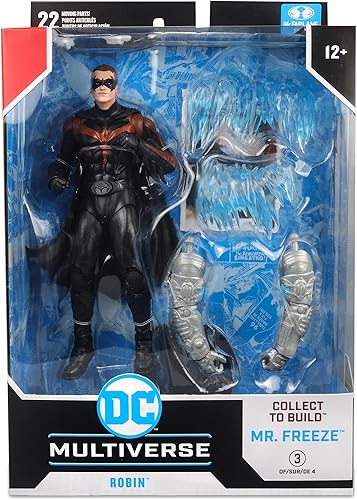Miniatura 11 de McFarlane Toys - DC Multiverse Robin (Batman & Robin) 7 pulgadas Build-A Figura