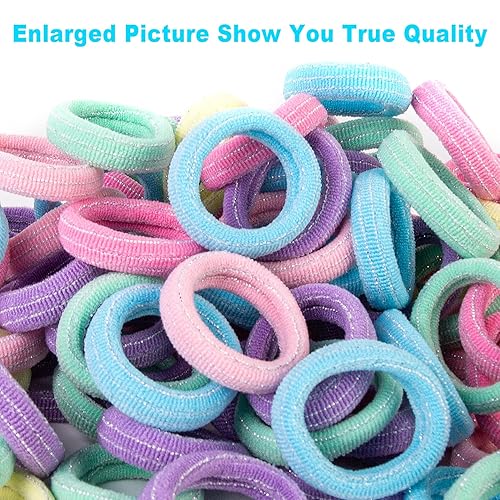 Vista 39 de Bandas de pelo infantiles lazos para el pelo del bebé (color oscuro)