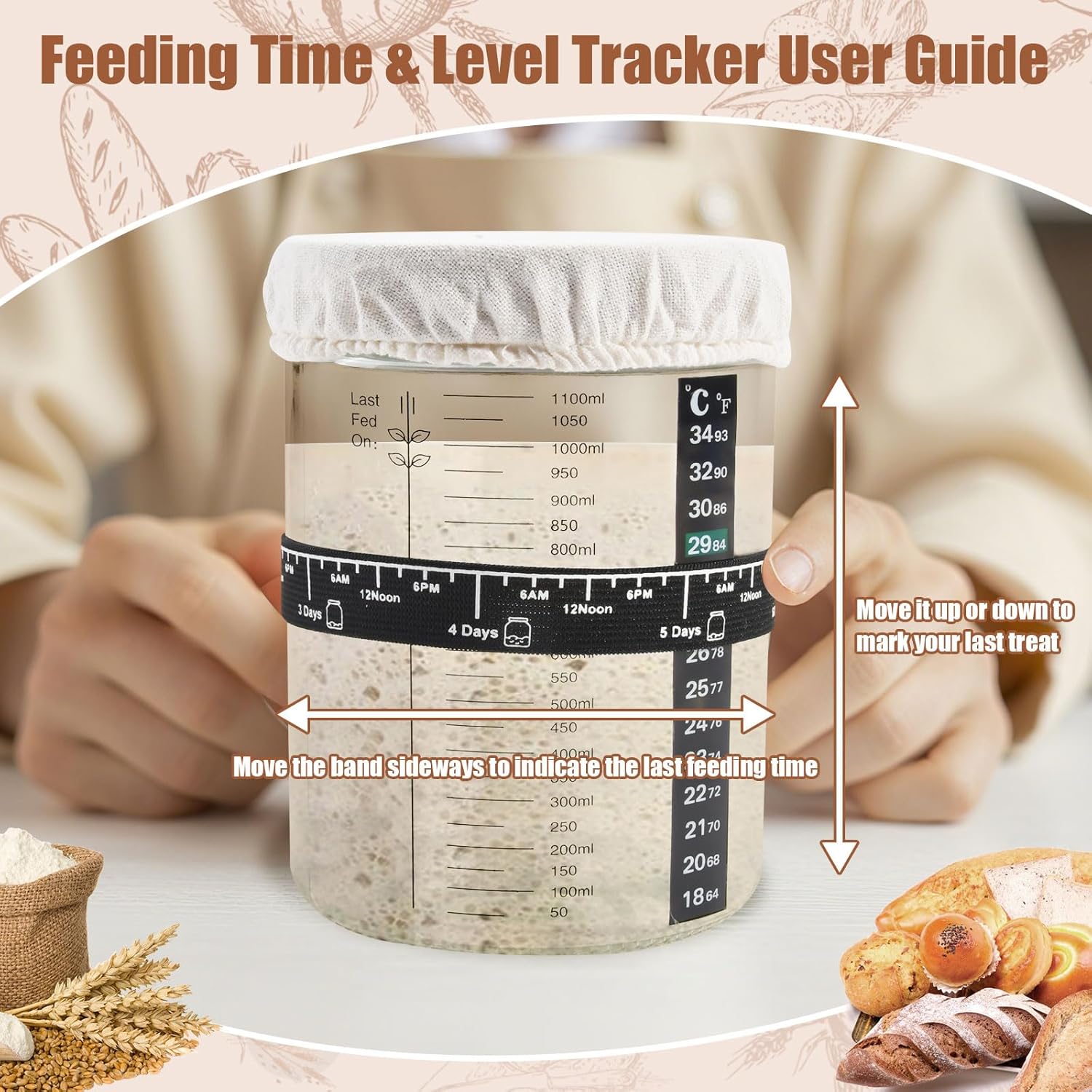 Foedo Kit iniciante de massa fermentada, suprimentos para assar pão fermentado com pote de 1,134 g, conjunto de cestas de algodão de 25,4 cm e 28 cm – ferramentas de pão… em promoção! Veja a oferta e mais achadinhos de Linhas, Kits & Presentes 6 Hoje é o melhor dia para comprar Foedo Kit iniciante de massa fermentada, suprimentos para assar pão fermentado com pote de 1,134 g, conjunto de cestas de algodão de 25,4 cm e 28 cm – ferramentas de pão… com aquele preço maroto! Promoção! Aproveite a oferta! 6