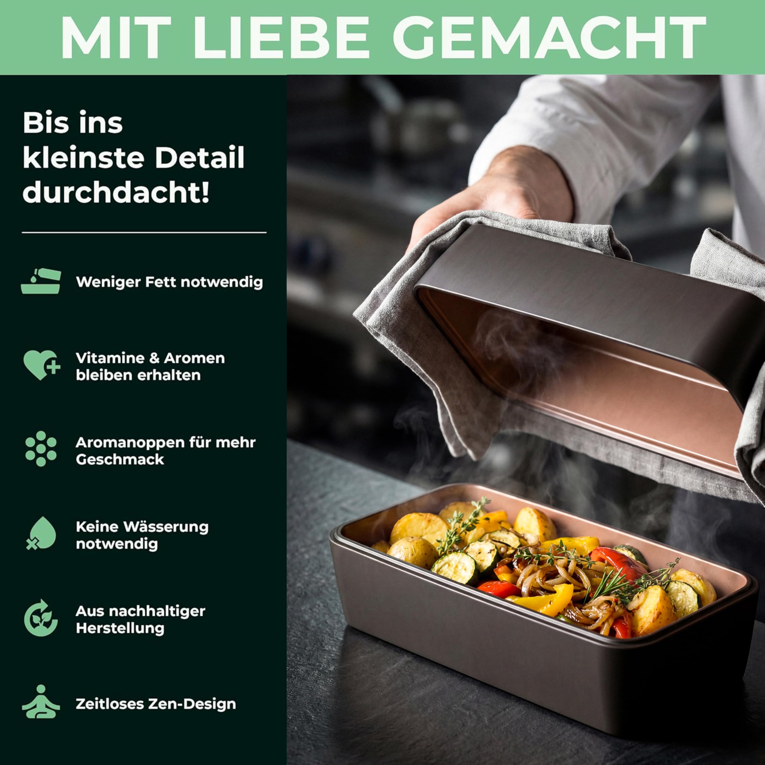 myromy® Brick BBQ Keramik-Bräter, Grillstein, Grillplatte, Handmade Germany
