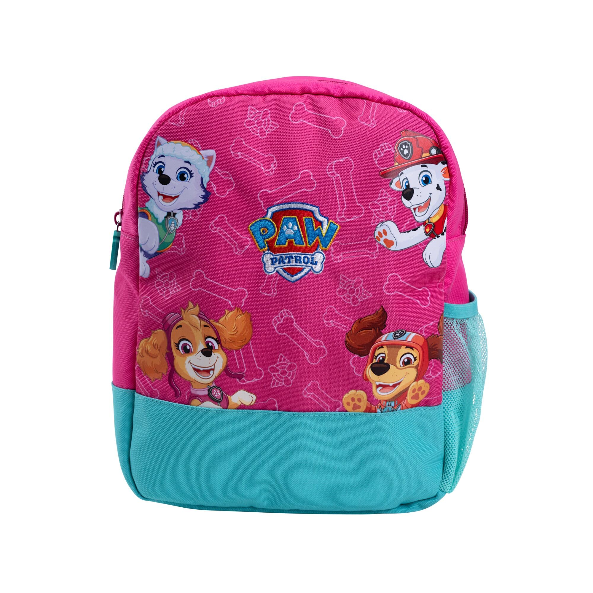 Trust Vymo PAW Patrol Kids Backpack with Tablet Compartment, Water Bottle Pocket, 6L Nursery Preschool Rucksack, Adjustable Straps for Girls, Officially Licensed PAW Patrol Skye Chase Marshall, Pink