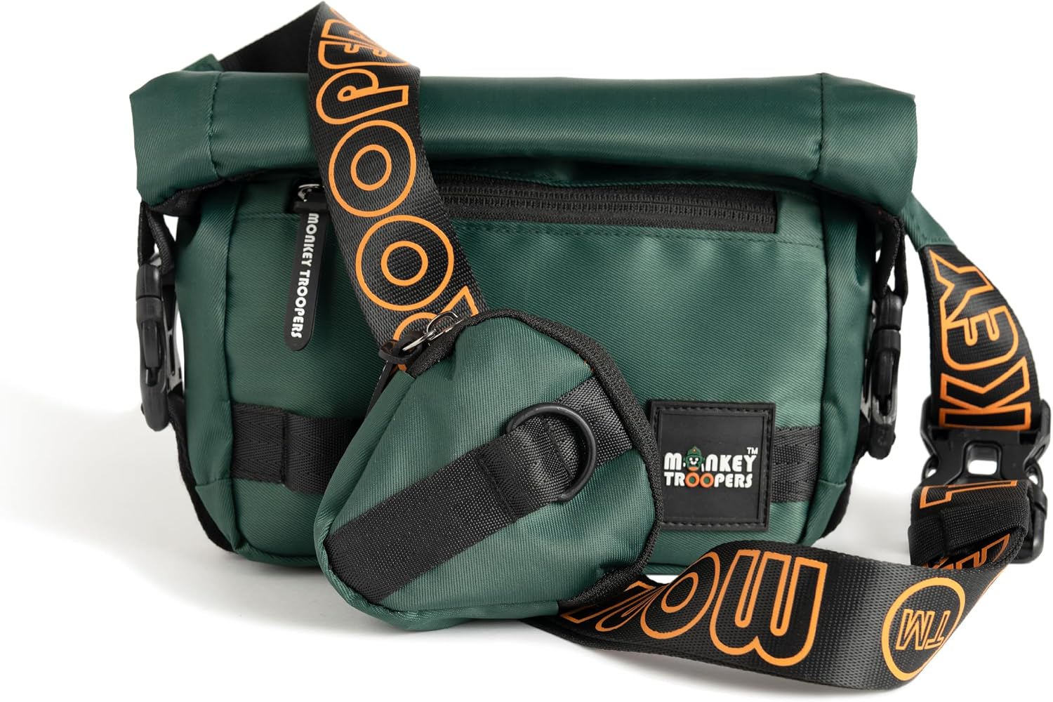 MONKEY TROOPERS Radiant Waist Bags for Men and Women, High Quality Stitching Branded Zippers, Water Resistant Bag, Bum Bag for Hiking, Travel, Lightweight and Durable, Bag with