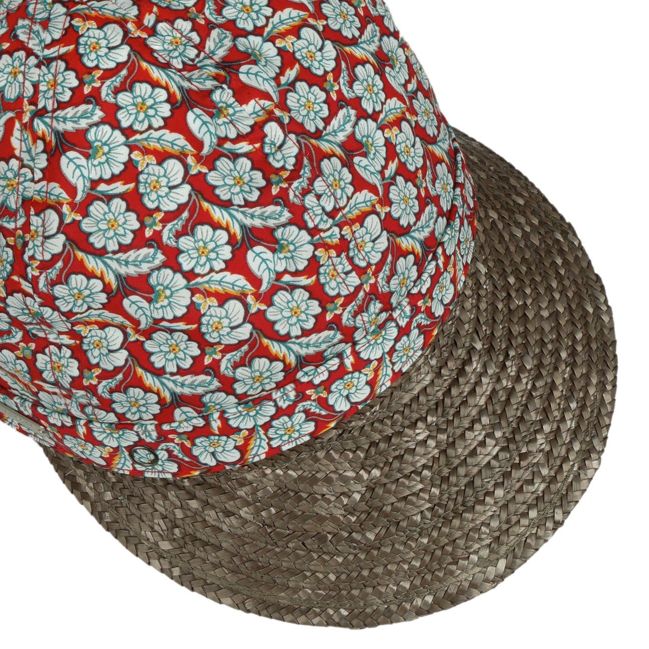 Seeberger Mariva Flower Cap Visor Sonnenvisor Damencap Sonnencap Sommercap Damen - mit Schirm Sommer Frühling-Sommer
