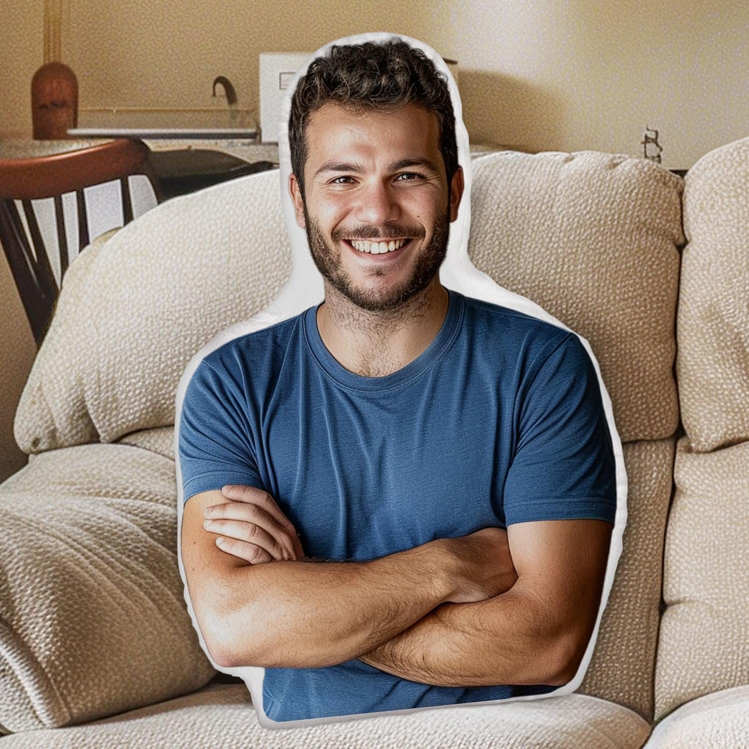 Custom Person Pillows Custom Face with Face Unique Girlfriend Pillow Present for Children People Pillows