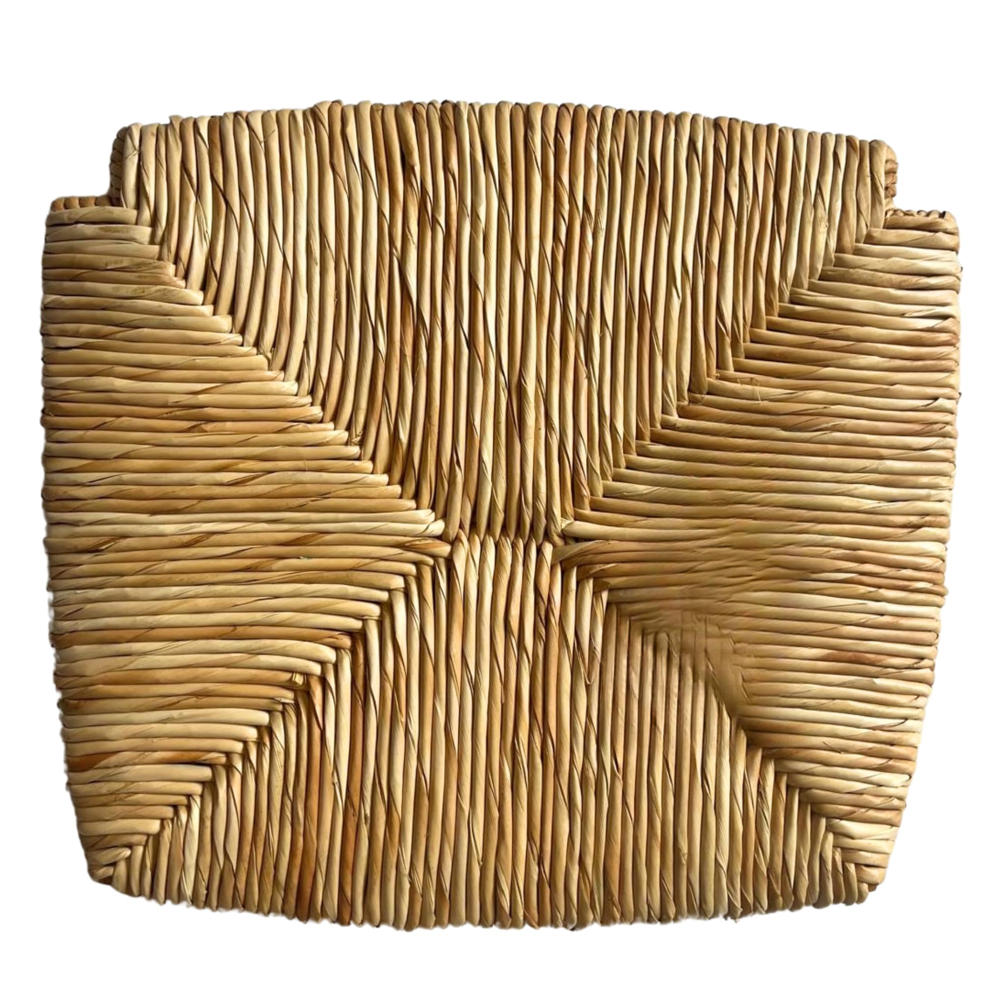 Generico Import Trade 1212 - Juego de 4 asientos de paja trenzada de repuesto para silla Venecia, asiento de repuesto para silla rústica de casa y restaurante, fondo marco, asiento resistente