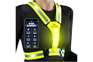 Original High Visibility Lighted Safety Vest with USB-C by AVANTO