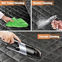 Vista 8 de PETICON Funda impermeable para asiento delantero de automóvil, paquete de 2 unidades, funda de asiento de automóvil para perro de protección