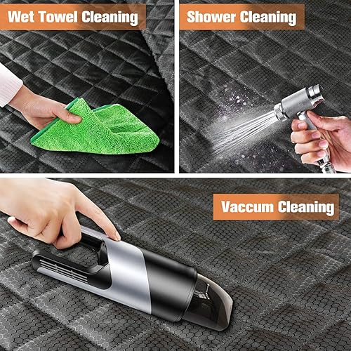 Miniatura 8 de PETICON Funda impermeable para asiento delantero de automóvil, paquete de 2 unidades, funda de asiento de automóvil para perro de protección