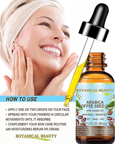 Miniatura 4 de Arabica Café Seed Oil 100 PureNatural Para Cara cuerpo y cabello Reductor De Arruga Anti- HinchazónDark Círculos Anti Celulitis 1oz- 30ml Por