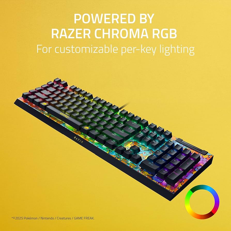 ⭐Razer Blackwidow V４⭐ポケモン⭐【ピカチュウVer】特典多数 Amazon.com: Razer BlackWidow V4 X Mechanical Gaming Keyboard