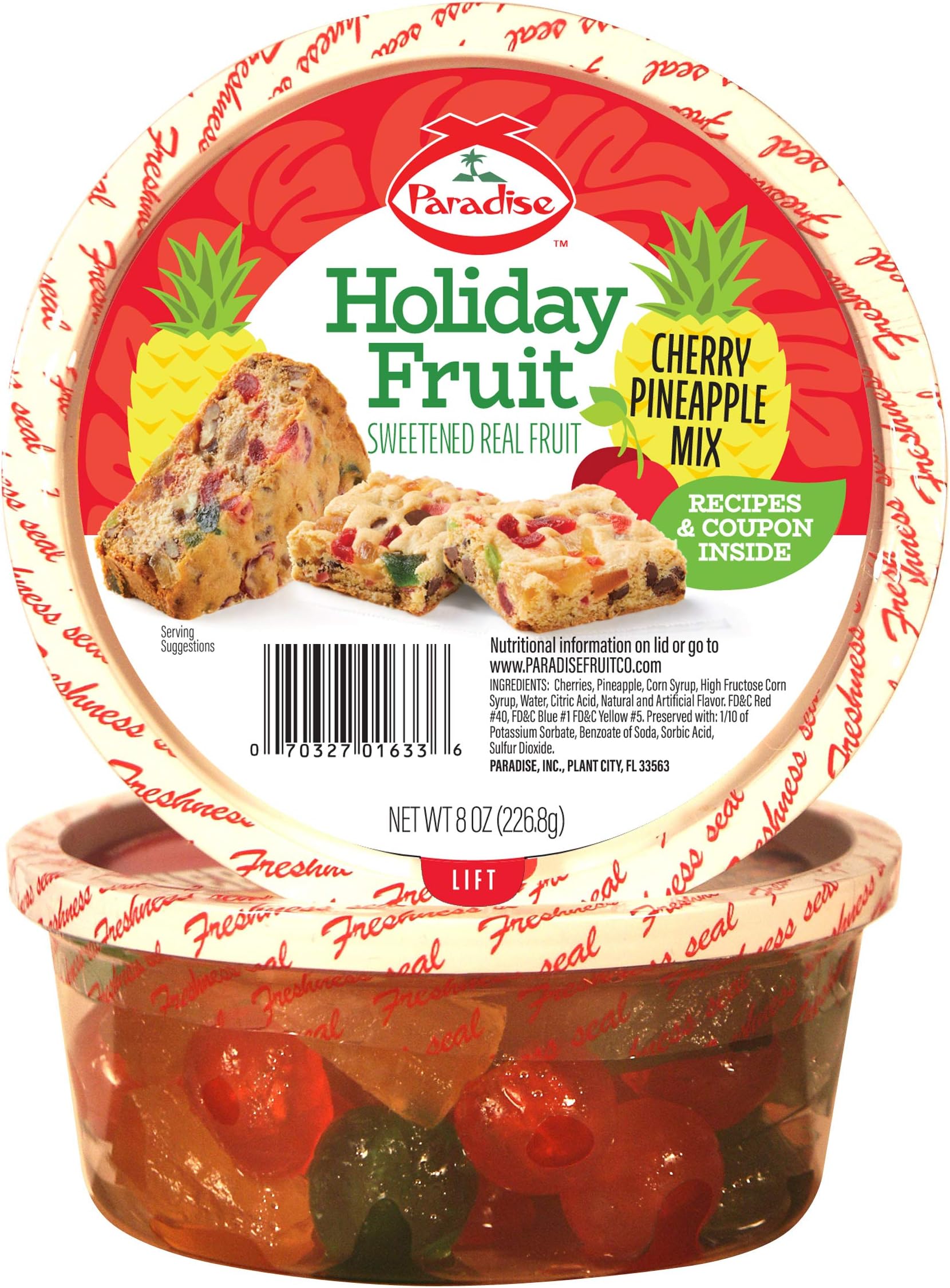 Paradise Mix, Cherry-Pineapple, 8 Ounce (Packaging May Vary)