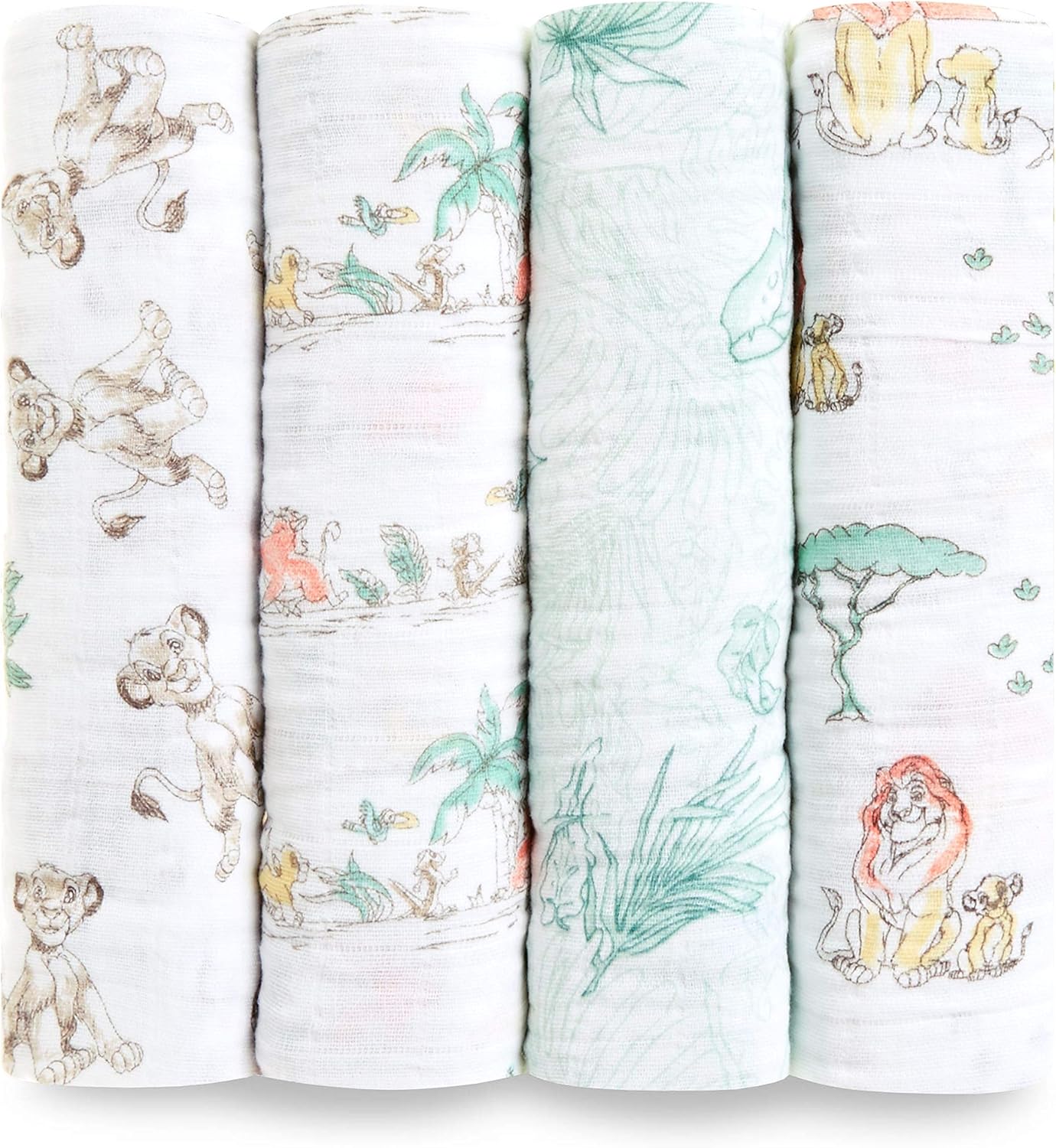 aden + anais Disney Swaddle Blanket, Boutique Muslin Blankets for Girls