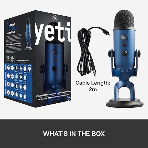 Miniatura 9 de Micrófono USB Blue Yeti - Azul medianoche (renovado)