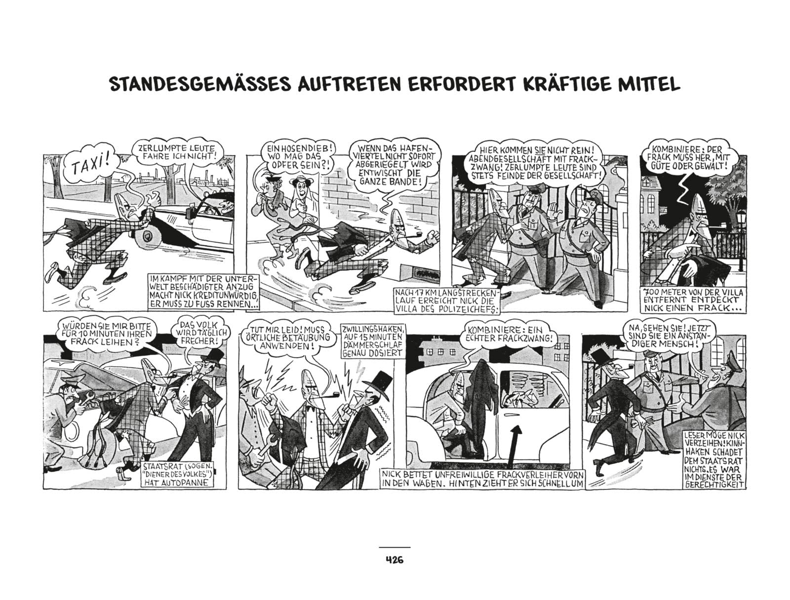 Die Bibliothek der Comic-Klassiker: Nick Knatterton: Hochwertige Gesamtausgabe mit Lesebändchen und Schuber