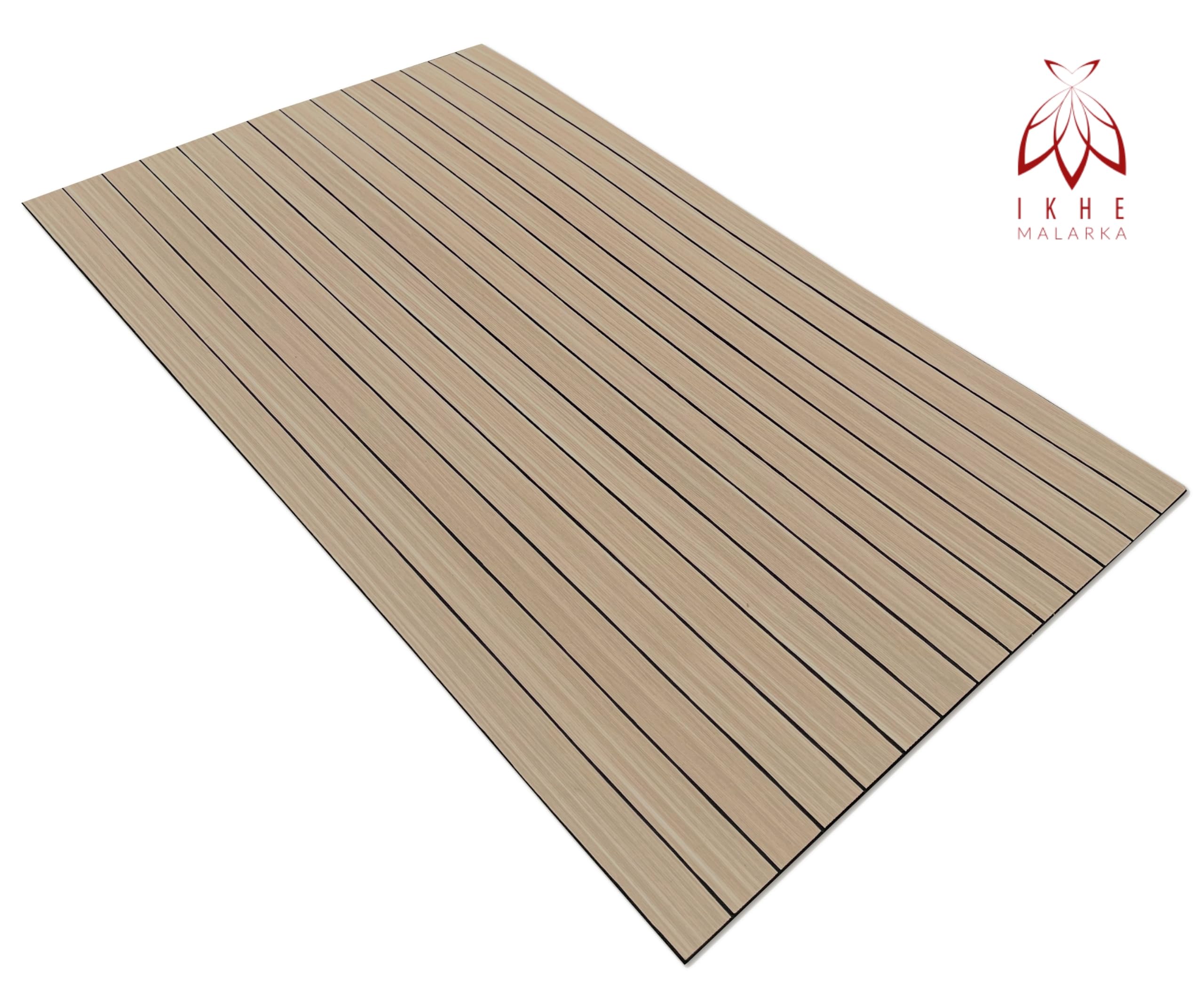 3 m², 5 paneles de pared de 100 x 60 cm, autoadhesivos, 5 unidades de PVC + espuma de polietileno de 2,8 mm, aspecto de madera, panel decorativo 3D para salón, dormitorio, baño, lavable y resistente