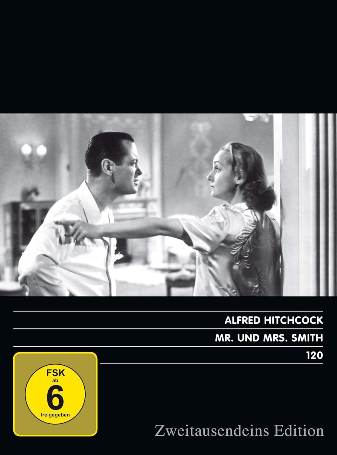 Mr. & Mrs. Smith (1941, dir. Alfred Hitchcock) German Zweitausendeins DVD