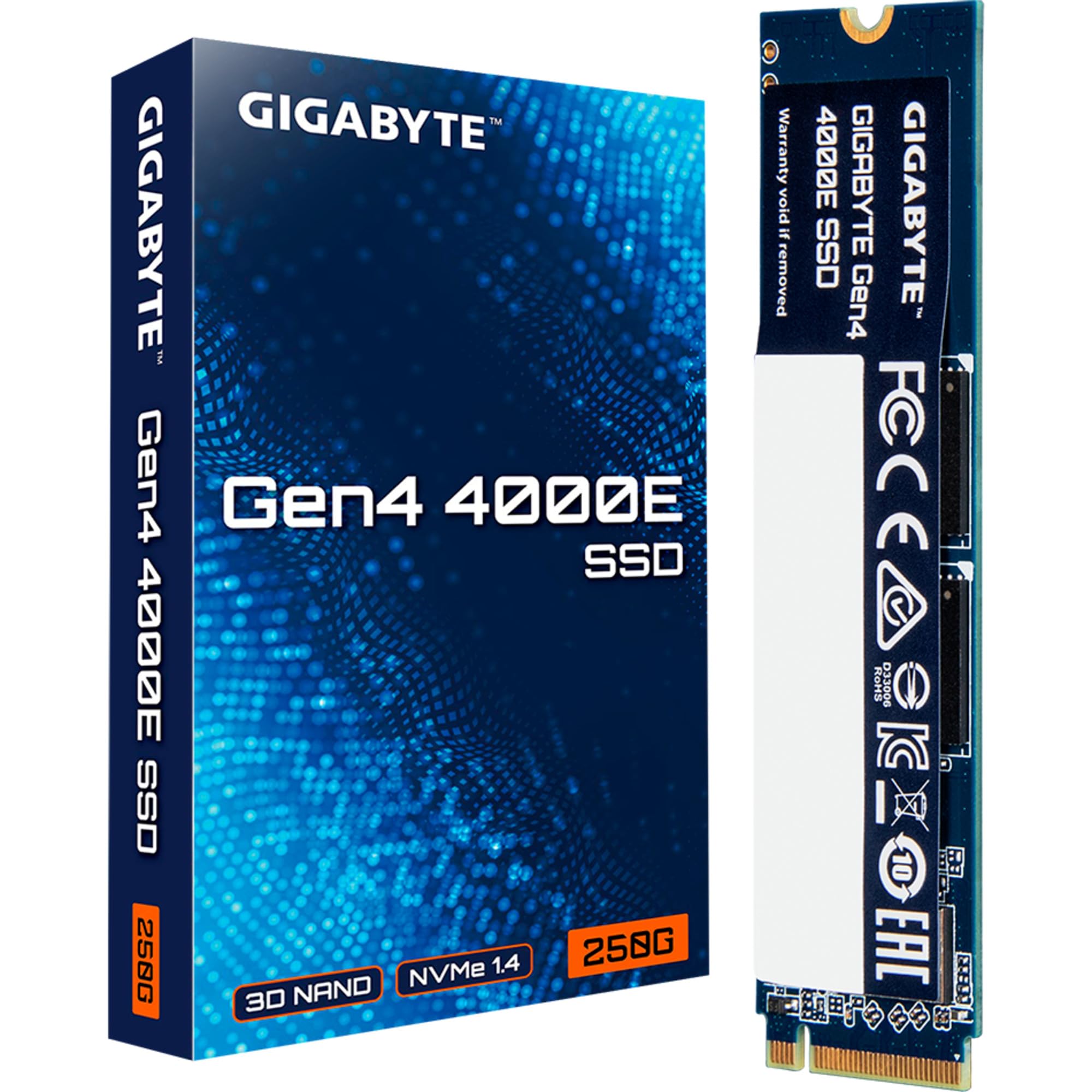 GIGABYTE Dysk SSD M.2 250 GB Gen4 4000E (PCIe Gen 4.0 x4/NVMe 1.4)