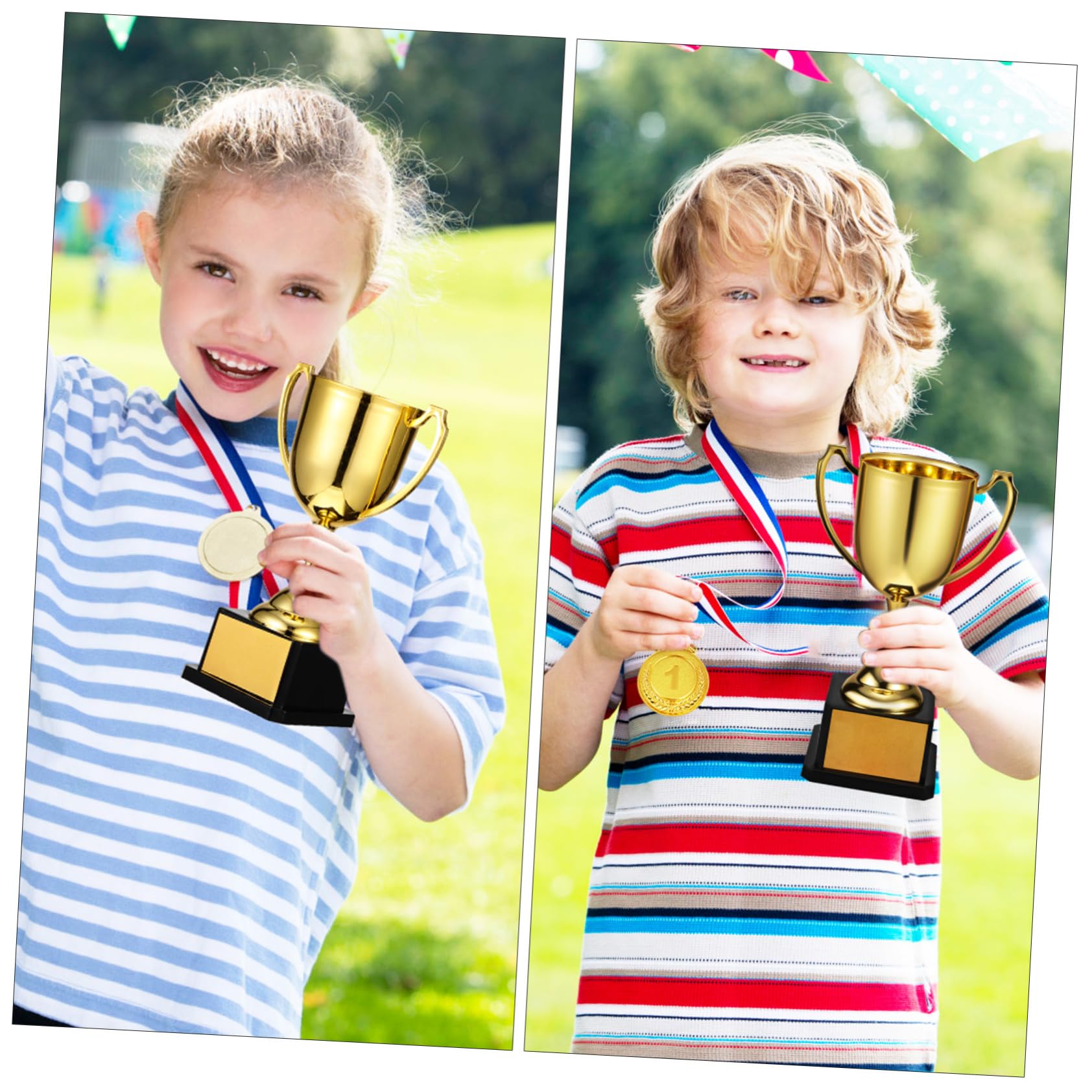 VICASKY Trophy Award Trophy Cup for Personal Achievements Base Design Durable Sports Party Game Competitions Recognition for Achievements