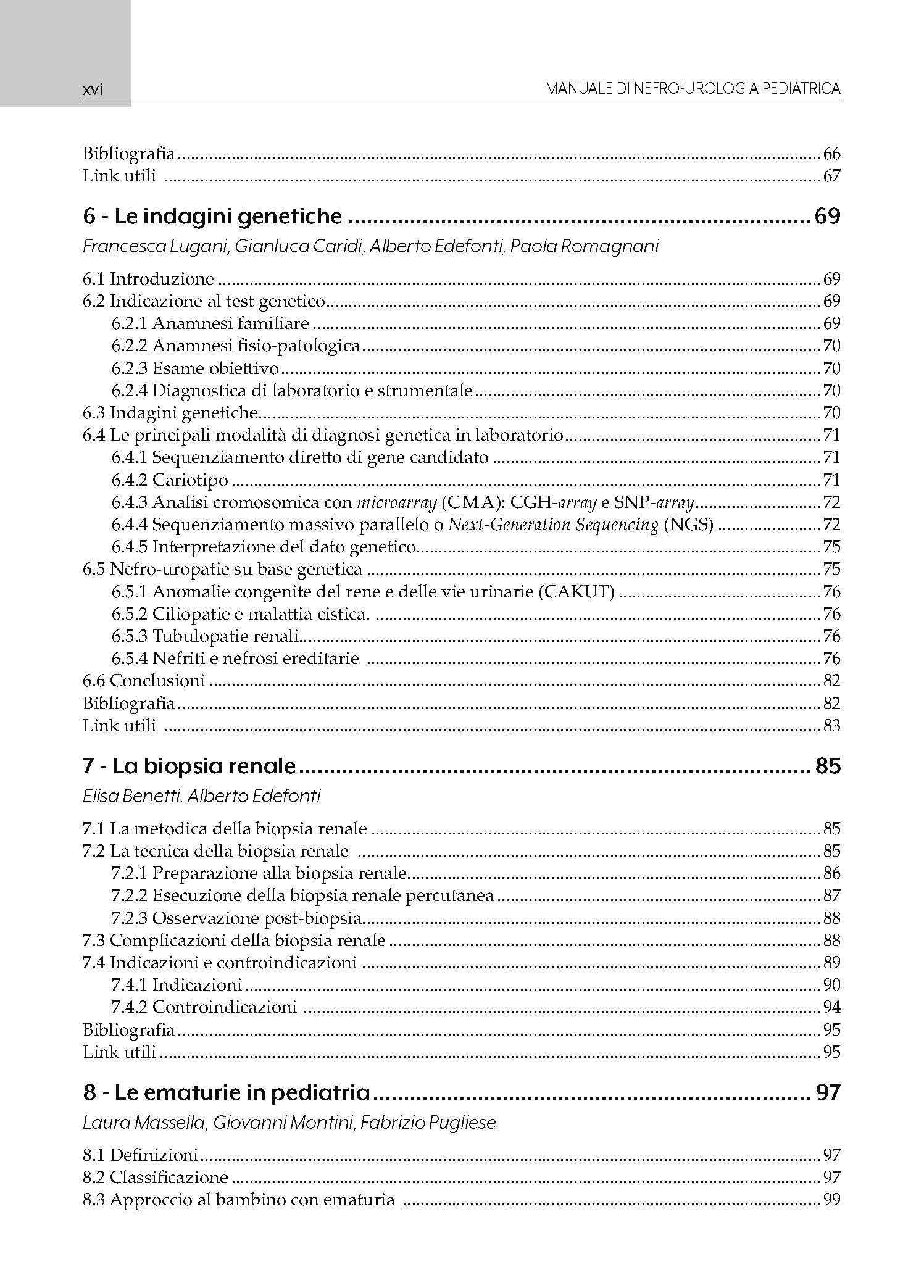 Manuale di Nefro-Urologia Pediatrica