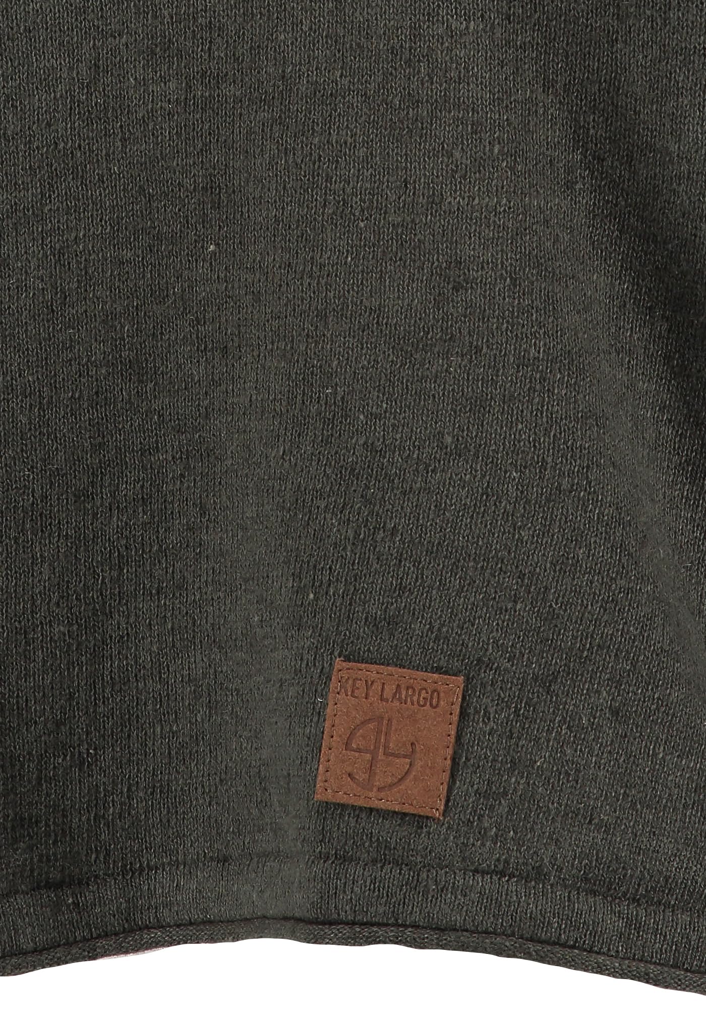 KEYLARGO Męski sweter MST KLGIANCARLO okrągły, khaki (1505), M