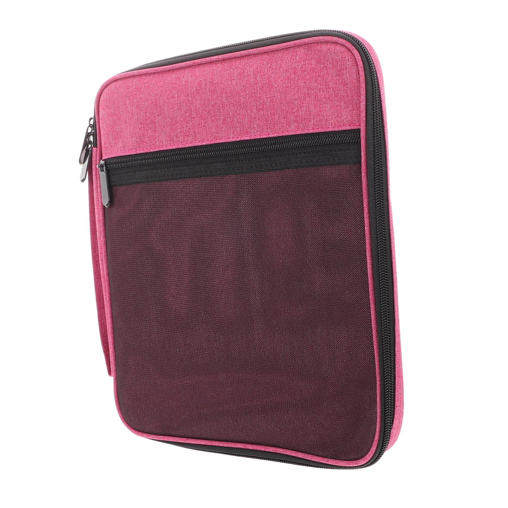 FOMIYES Portable Watchband Storage Case with Slots Travel Organizer for Smartwatch Bands Durable Polyester Pouch Purple for Watch Accessories and Strap Storage