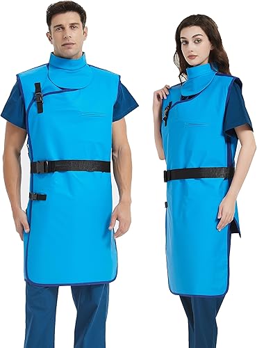 SHINRAY Mejora la ropa de plomo de 0.5 mmpb con chaleco, falda, cuello y delantal dental