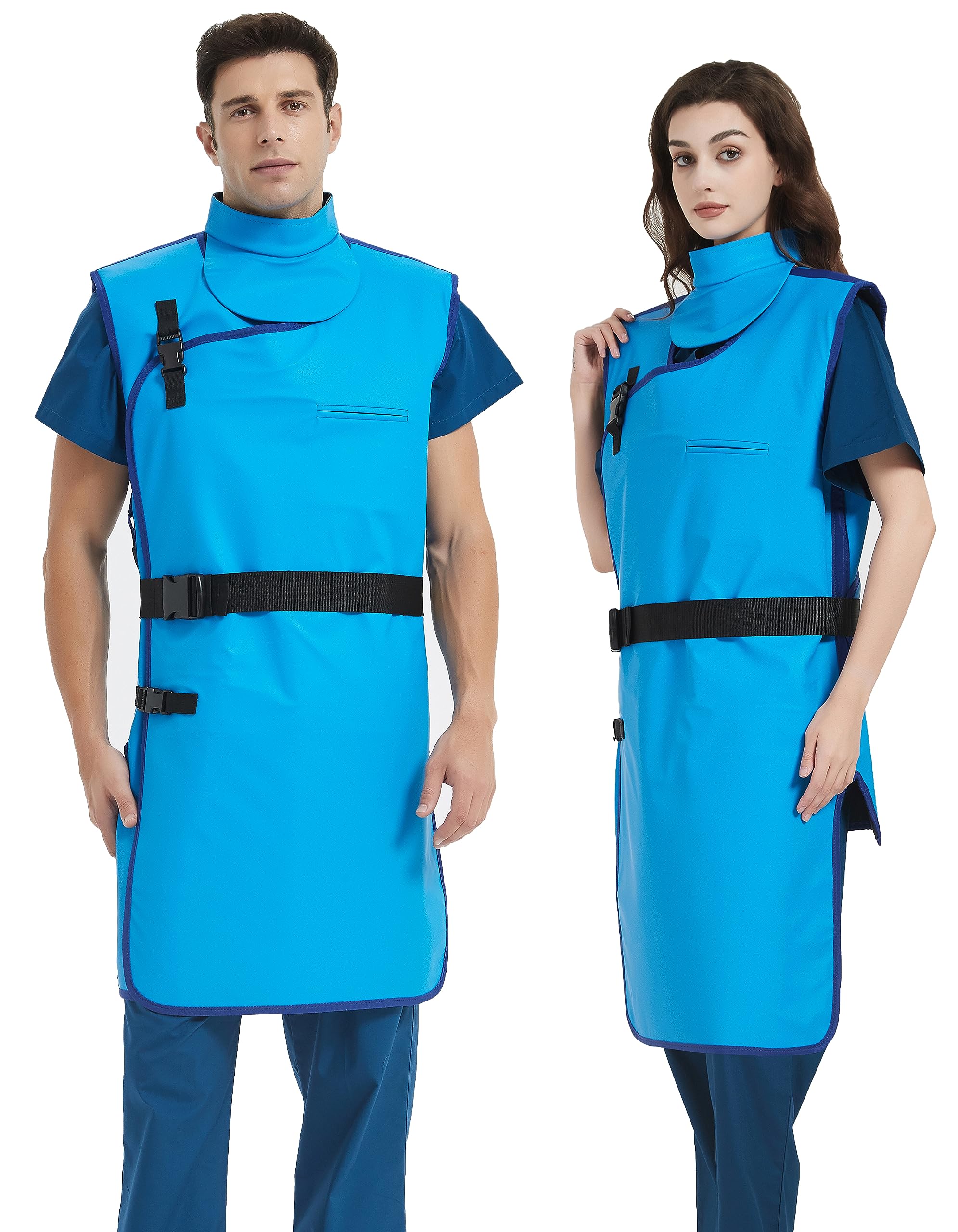 SHINRAY Upgrade 0.5mmpb Lead Clothes,Lead Vest and Lead Skirt with Lead Collar,Dental Apron