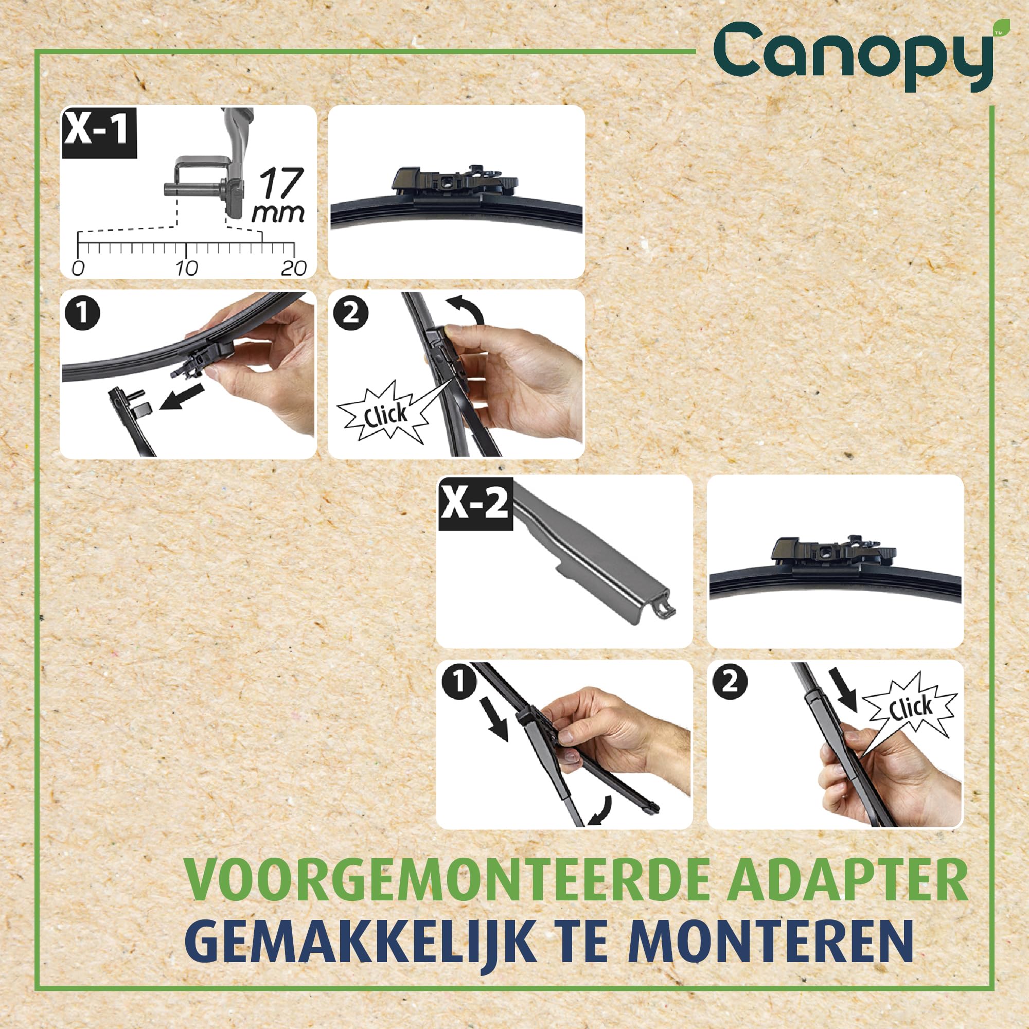 VALEO CANOPY - CAN75 - Flatblade Gemaakt Op Basis Van