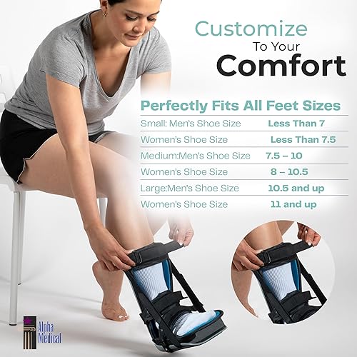 Miniatura 6 de Alpha Medical férula nocturna para la fascitis plantar y dolor de pies PF Brace L4398